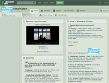 Tablet Screenshot of cloud-club.deviantart.com