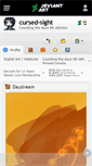Mobile Screenshot of cursed-sight.deviantart.com