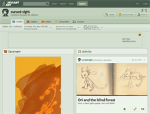 Tablet Screenshot of cursed-sight.deviantart.com