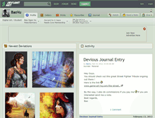 Tablet Screenshot of baovu.deviantart.com