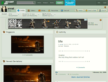 Tablet Screenshot of annat.deviantart.com
