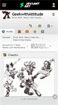 Mobile Screenshot of geekwithattitude.deviantart.com