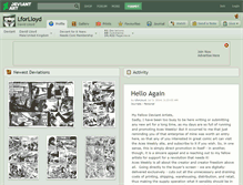 Tablet Screenshot of lforlloyd.deviantart.com