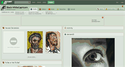 Desktop Screenshot of black-whitecapricorn.deviantart.com