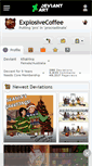 Mobile Screenshot of explosivecoffee.deviantart.com
