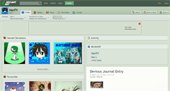 Desktop Screenshot of hantv.deviantart.com