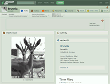 Tablet Screenshot of brunella.deviantart.com
