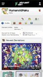 Mobile Screenshot of humanoidhaku.deviantart.com