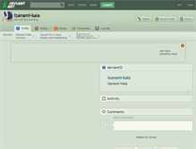 Tablet Screenshot of izanami-kala.deviantart.com