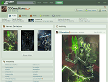 Tablet Screenshot of ciodemolitions.deviantart.com