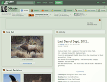 Tablet Screenshot of dgander.deviantart.com