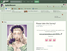 Tablet Screenshot of jupiterblossem.deviantart.com