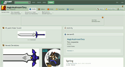 Desktop Screenshot of magicmushroomtony.deviantart.com