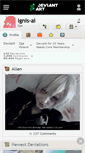 Mobile Screenshot of ignis-ai.deviantart.com