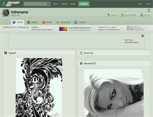 Tablet Screenshot of inthename.deviantart.com