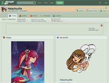 Tablet Screenshot of natachouille.deviantart.com