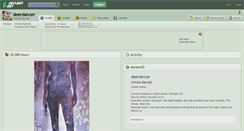 Desktop Screenshot of deerdancer.deviantart.com