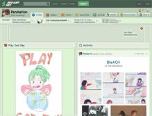 Tablet Screenshot of panmarlon.deviantart.com