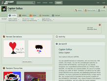 Tablet Screenshot of captor-sollux.deviantart.com