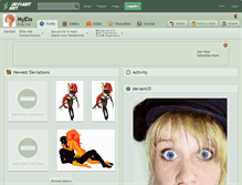Tablet Screenshot of myelo.deviantart.com