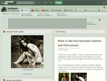 Tablet Screenshot of nusbaum.deviantart.com
