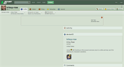 Desktop Screenshot of krissyy-rose.deviantart.com