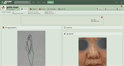 Desktop Screenshot of gothic-heart.deviantart.com