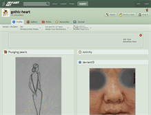 Tablet Screenshot of gothic-heart.deviantart.com