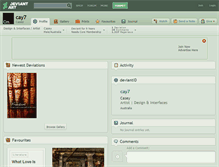 Tablet Screenshot of cay7.deviantart.com