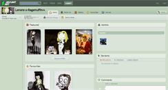 Desktop Screenshot of lenore-x-ragamuffin.deviantart.com