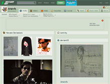 Tablet Screenshot of anawis.deviantart.com