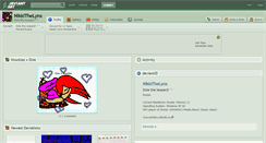 Desktop Screenshot of nikkithelynx.deviantart.com