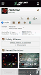Mobile Screenshot of clashman.deviantart.com