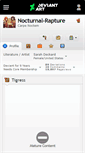 Mobile Screenshot of nocturnal-rapture.deviantart.com