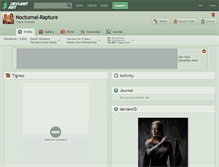 Tablet Screenshot of nocturnal-rapture.deviantart.com