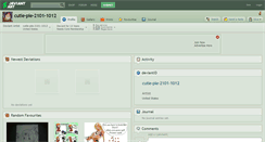 Desktop Screenshot of cutie-pie-2101-1012.deviantart.com