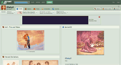 Desktop Screenshot of 0daisy0.deviantart.com