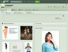 Tablet Screenshot of chubbygirls.deviantart.com