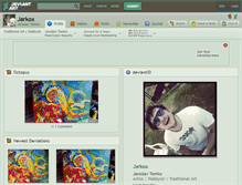 Tablet Screenshot of jarkox.deviantart.com