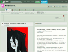 Tablet Screenshot of anime-fan-luv.deviantart.com