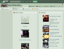 Tablet Screenshot of guns-n-roses-fans.deviantart.com