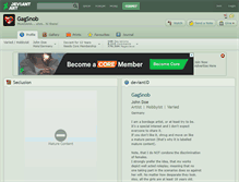 Tablet Screenshot of gagsnob.deviantart.com