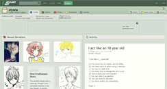 Desktop Screenshot of elyseia.deviantart.com