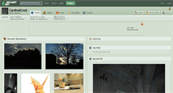 Desktop Screenshot of cardinalcrest.deviantart.com