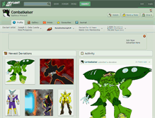 Tablet Screenshot of combatkaiser.deviantart.com