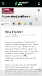 Mobile Screenshot of i-love-manipulations.deviantart.com