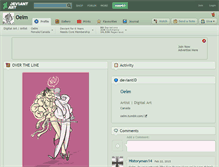 Tablet Screenshot of oelm.deviantart.com