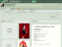 Tablet Screenshot of e-r-kaaavvvver.deviantart.com