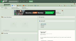 Desktop Screenshot of glomp2plz.deviantart.com
