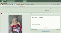 Desktop Screenshot of lizzario.deviantart.com